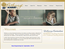 Tablet Screenshot of mypathwaysacademy.com